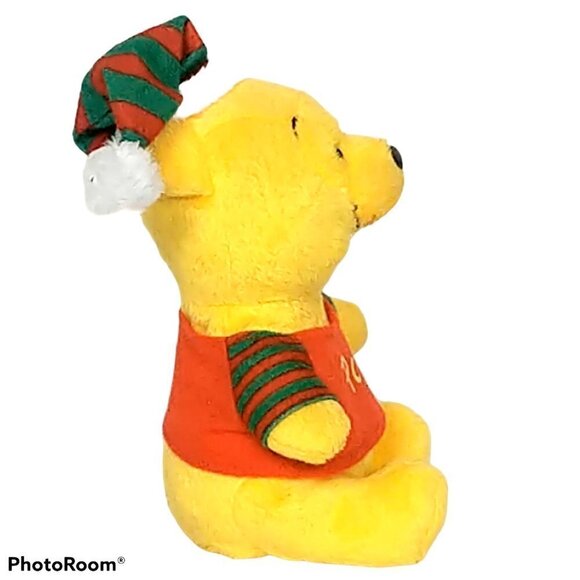 Disney Winnie The Pooh Christmas Plush 7" Ty 2012 - Picture 4 of 6